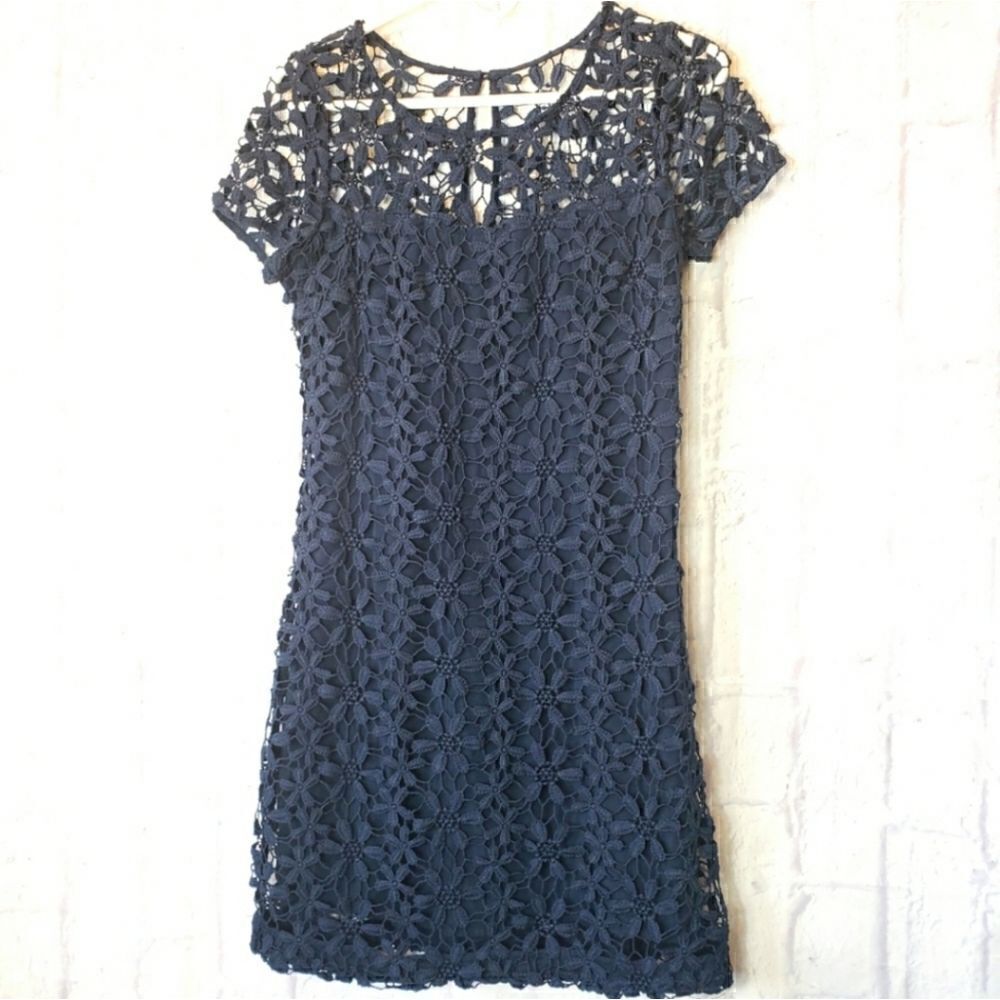 HOLLISTER Daisy Crochet Lace Dress Junior's 5